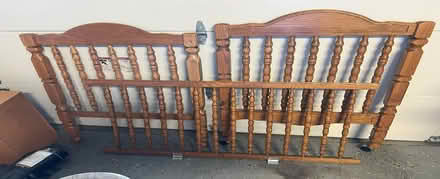 Photo of free Two OAK Cribs with Canopy - Parts (Warrington PA) #1