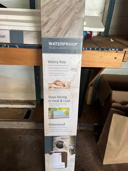 Photo of free 2.5 boxes of extra flooring (Brighton) #1