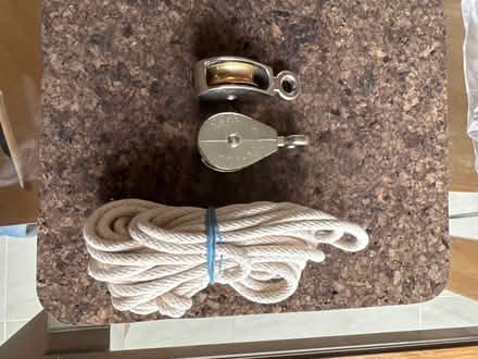 Photo of free Small pulleys x 2 (G12, West End, Glasgow) #1