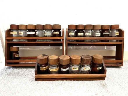 Photo of free Spice Rack with jars (Central Derby DE1) #1