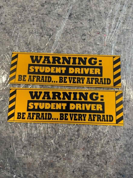Photo of free Student Driver Magnets (New Market, Md Lake Linganore) #1