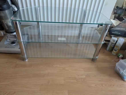 Photo of free Glass TV unit (BA13 Westbury) #1