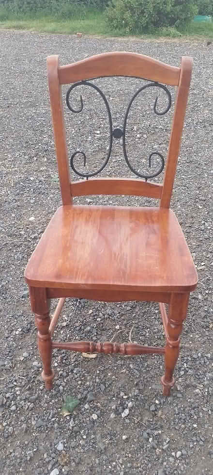 Photo of free Solid Oak Dining Chair (Battle TN33) #1