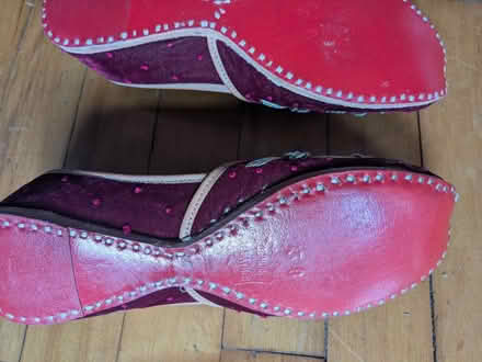 Photo of free Flat beaded shoes (Syston LE7) #2