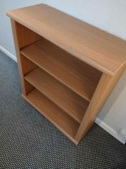 Photo of free Pine Effect Bookcase With Adjustable Top Shelf (Roseworth TS19) #2