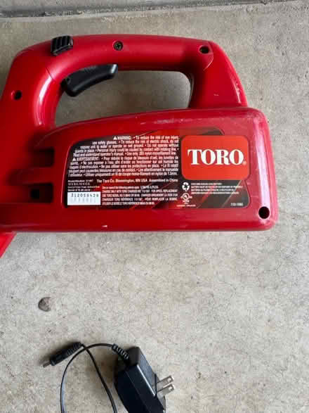 Photo of free Toro cordless trimmer (West side) #2