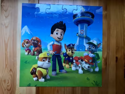 Photo of free Paw Patrol jigsaw and activity set in tin (Latchford WA4) #2