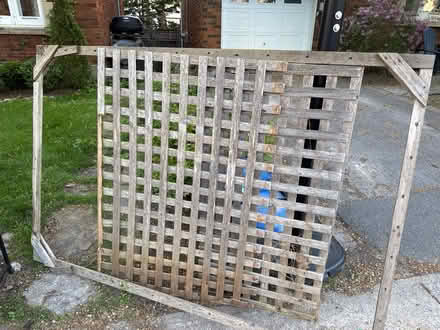 Photo of free Cedar Garden lattice and frame (Civic Hospital) #1