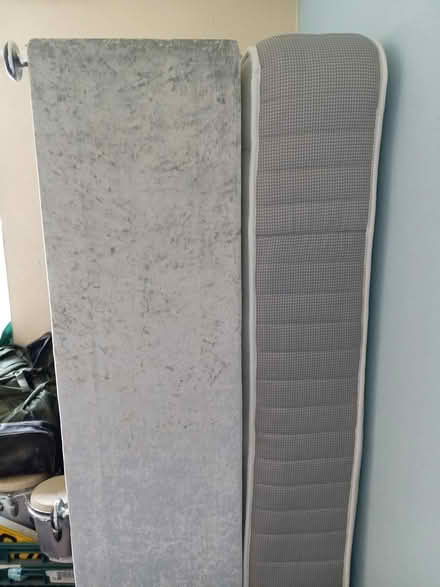 Photo of free Crushed velvet single bed (Ebor house YO15) #1