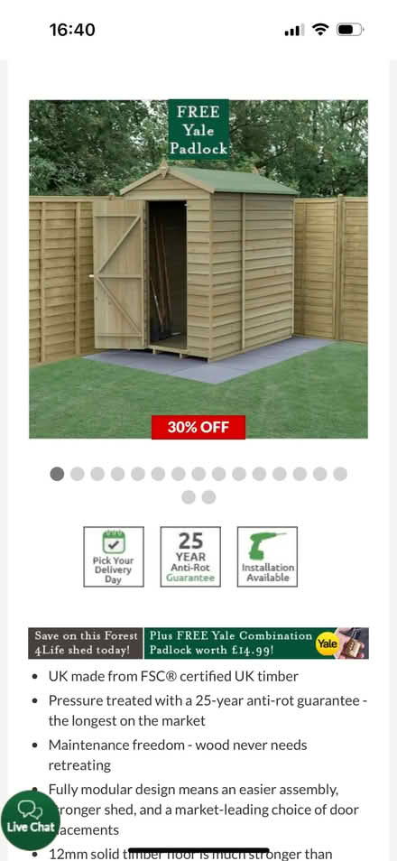 Photo of Shed used (Heysham LA3) #1