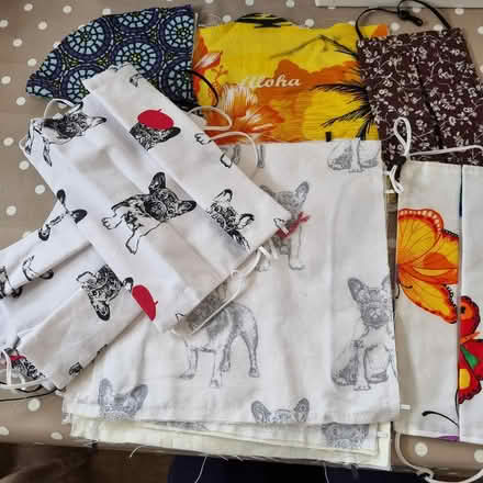 Photo of free Fabric & unfinished facemasks (CB4 3) #1