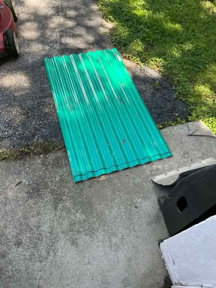 Photo of free 4 corrugated roofing panels (Folsom, PA) #1