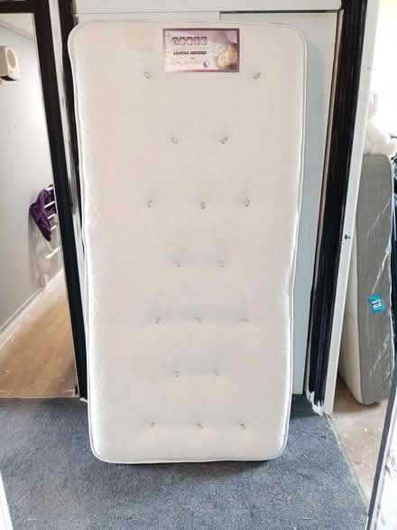 Photo of free Crushed velvet single bed (Ebor house YO15) #2