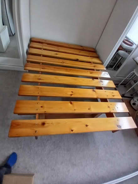 Photo of free Double Bed Solid Pine (NG83LH) #1