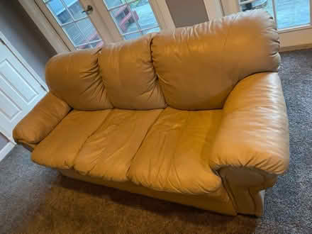 Photo of free Leather Couch (Rainier Beach) #1