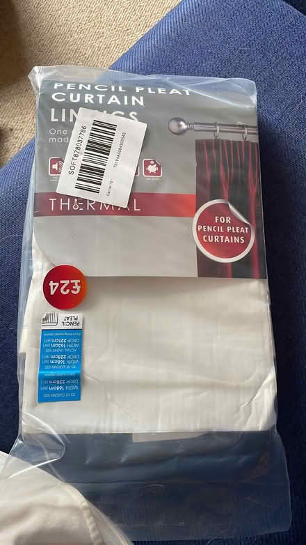 Photo of free Single thermal curtain liner (New Marston OX3) #1
