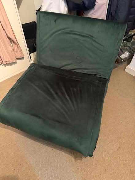 Photo of free Green Velvet Pull Out Chair Bed (Kemptown BN2) #3