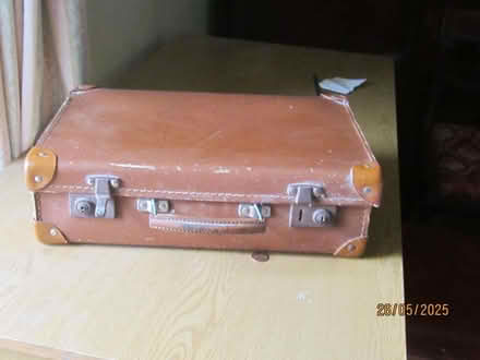 Photo of free small leather suitcase (Arkholme LA6) #1