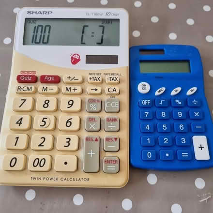 Photo of free Vintage Sharp Calculator + other (CB4 3) #1