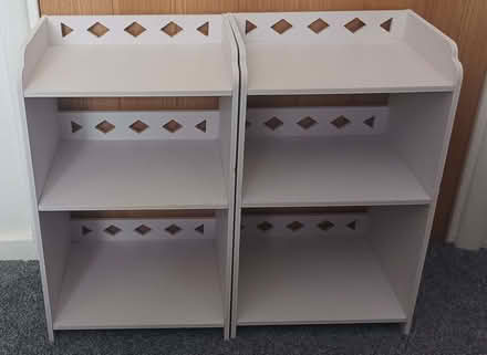 Photo of free Kids bedside tables (Kingshurst B37) #1