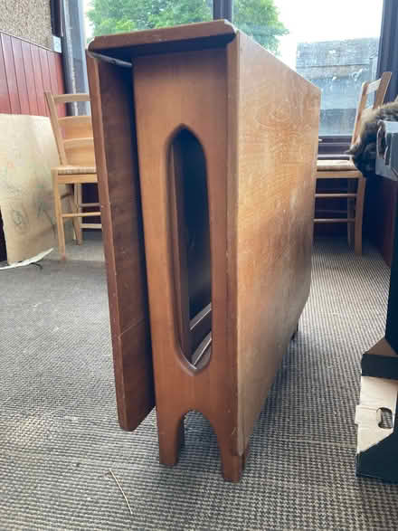 Photo of free Folding leaf table solid wood vintage (Stainton CA11) #1