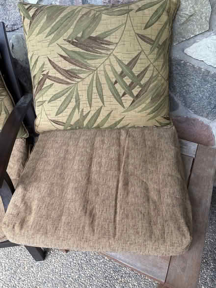 Photo of free Outdoor cushions set of 2 (Quaker valley area) #2