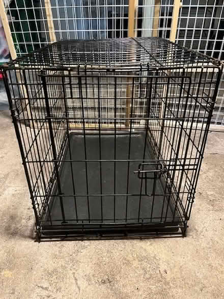 Photo of free Medium dog crate and baby/dog gates (In the Heights) #1