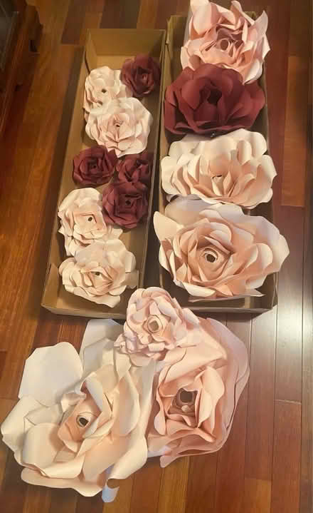Photo of free Paper Flower set (Neelsville) #4