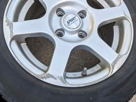 Photo of free 4-lug aluminum wheels (S of Ypsi) #2