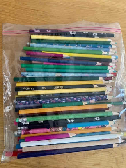Photo of free Bag of colouring pencils (London N21) #1