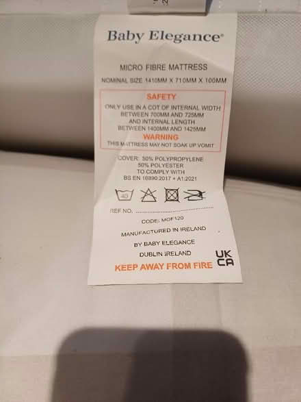 Photo of free Small mattress (Summertown OX2) #3