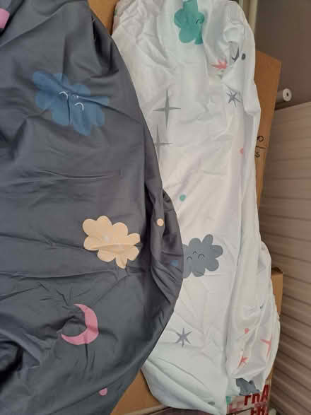 Photo of free Toddler bed fitted sheets (Stone Cross BN23) #1