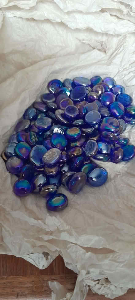 Photo of free Blue decorative pebbles (Whitegrove RG42) #1