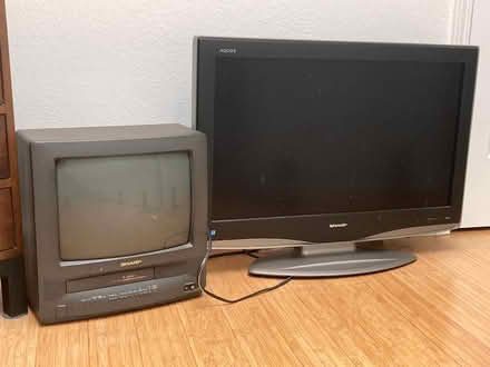 Photo of free Sharp TVs (Stevens Creek + Foothill Blvd) #1