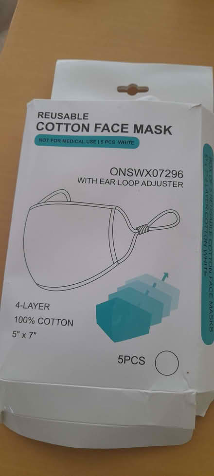 Photo of free Cotton face masks (Dereham Rd area NR2) #1