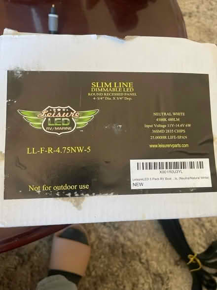 Photo of free 4 Low profile lights for RV etc (Somerville, winter hill) #2