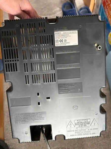 Photo of free Sony subwoofer speaker (Hatch Warren RG22) #2
