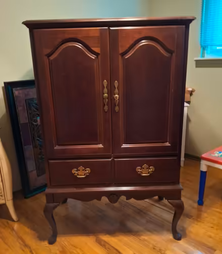 Photo of free 27" tv armoire (Livonia) #1
