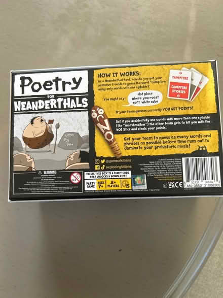 Photo of free Poetry for Neanderthals (Little Silver) #2