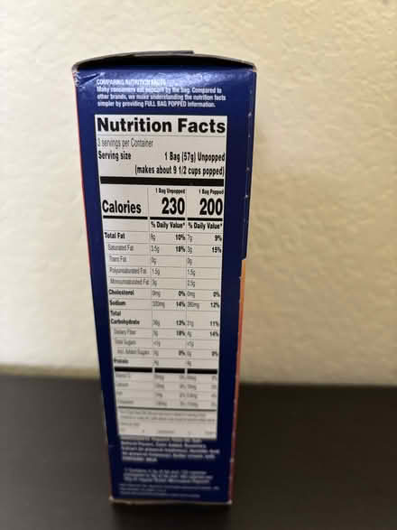 Photo of free Small box microwave popcorn (Sunnyvale near Fremont H.S.) #2