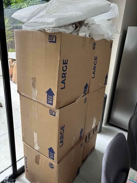 Photo of free Moving boxes and packing material (Kilburn) #1