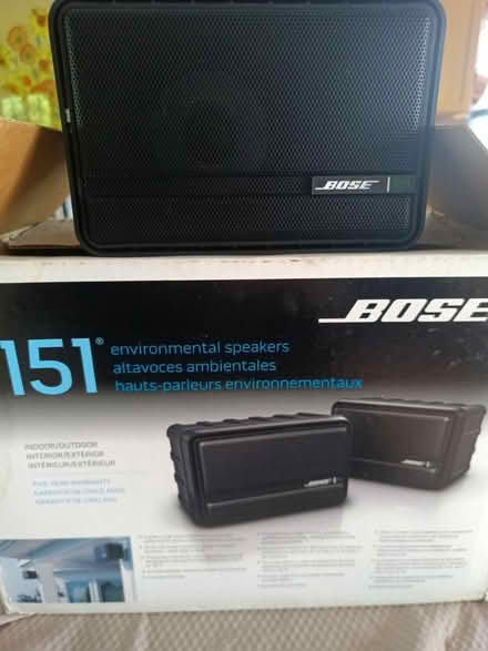 Photo of free 2 wired bose in/outdoor speakers (winchester) #1