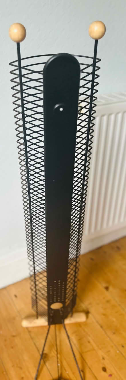 Photo of free IKEA black metal and wooden CD stand (Fairfield LA1) #2