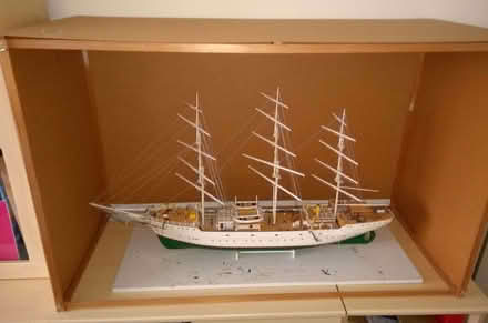 Photo of free LARGE mostly completed Billing model sailing boat "Danmark" (Knaresborough HG5) #1
