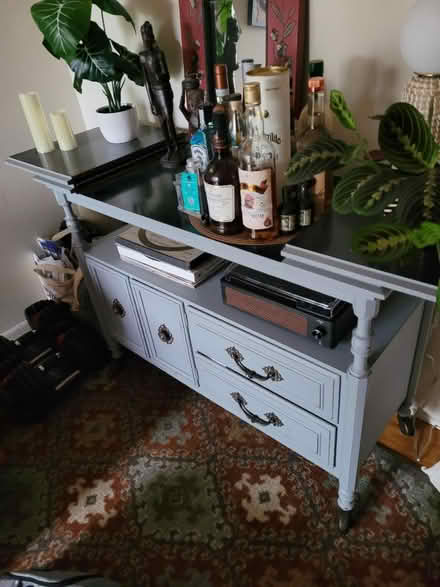 Photo of free Rustic blue cupboard (Takoma Park) #1