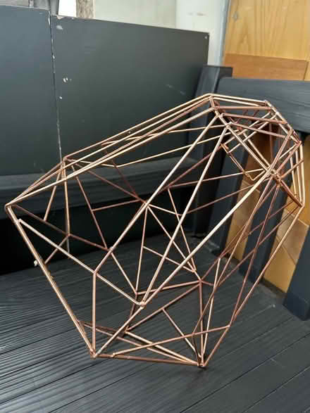 Photo of free Copper lampshade (Hatton house) #2