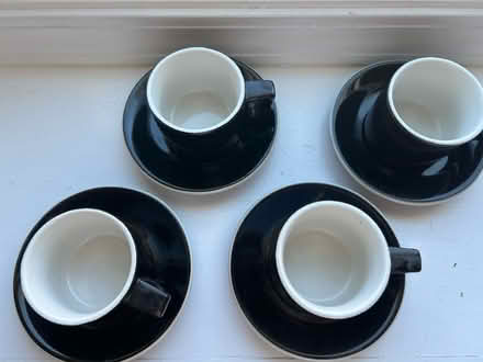 Photo of free Set of 4 Expresso cups and saucers (Bridgeport -Brooklawn section) #1