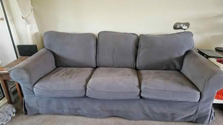 Photo of free Grey Ikea large sofa (Coxheath ME17) #1