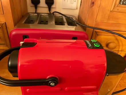 Photo of free Nespresso coffee machine , red (OL5 Mossley) #2