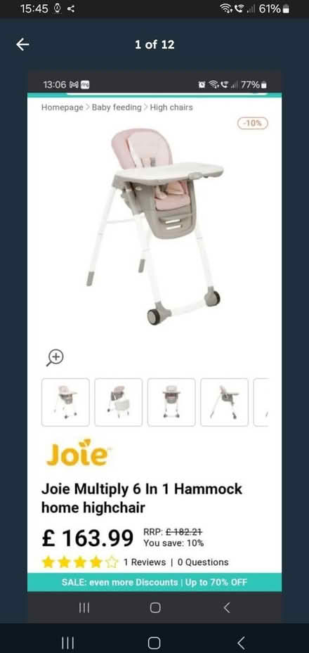 Photo of free Highchair (Canford Heath, BH17 8) #1